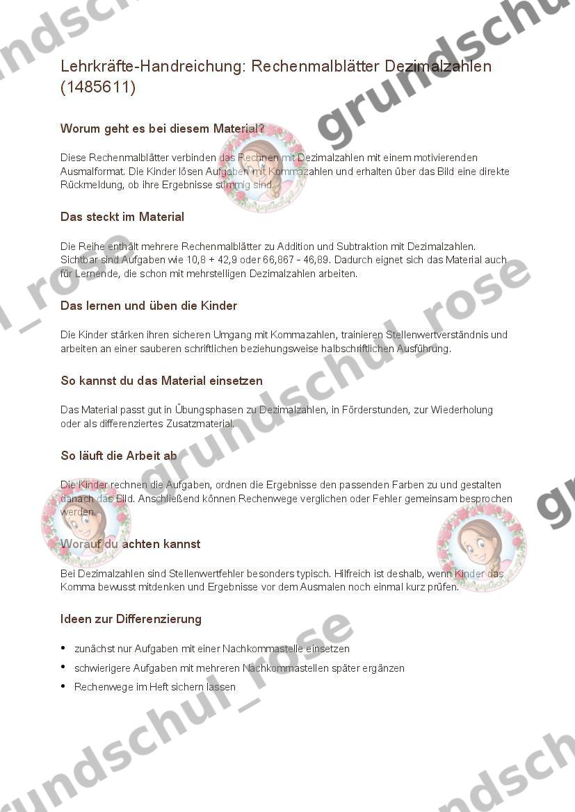 Materialvorschau, Seite 1