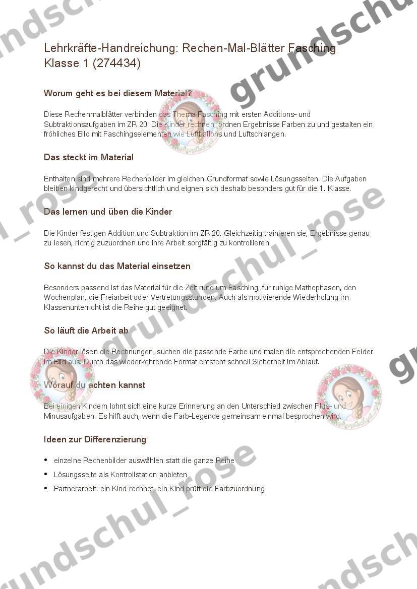 Materialvorschau, Seite 1