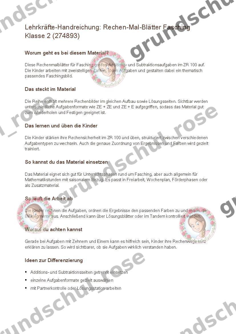 Materialvorschau, Seite 1