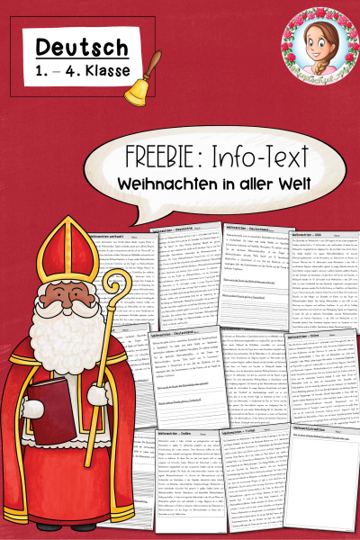 FREEBIE: Infotext „Weihnachten in aller Welt“ (1.-4. Klasse) (1022108)