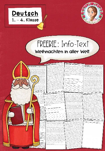 Cover: Weihnachtsbräuche weltweit | Infotexte für die Grundschule – digitales Unterrichtsmaterial für die Grundschule