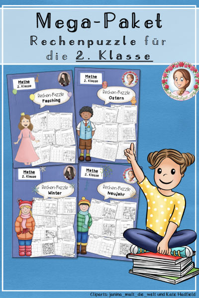 Mega-Paket Rechenpuzzle (2. Klasse) (1039215)