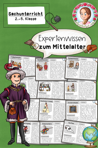 Mittelalter Wissenskartei Klasse 2 bis 5 (1060275)