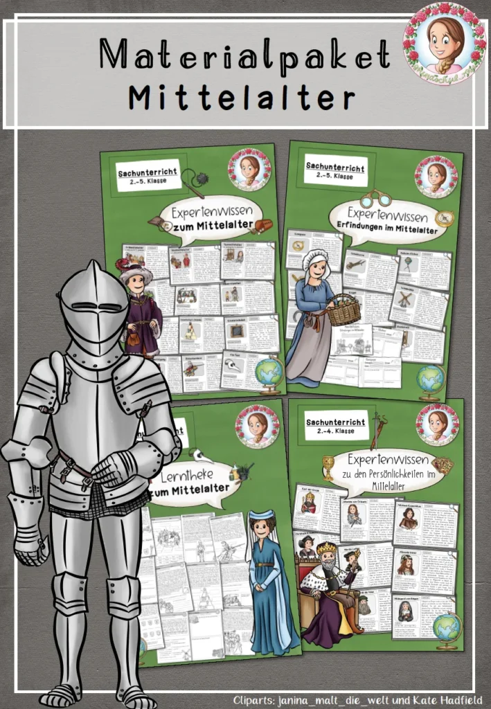 Mittelalter Grundschule Materialpaket Sachunterricht