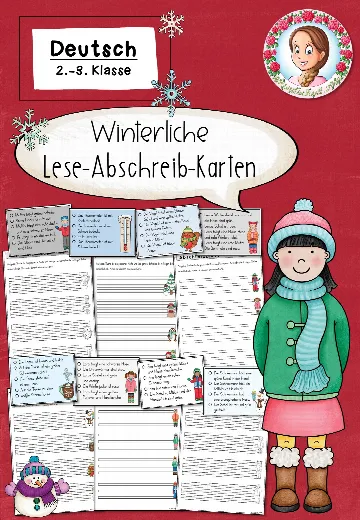 Cover: Lesespiel Winter Deutsch – digitales Unterrichtsmaterial für die Grundschule
