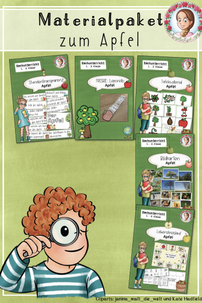 Materialpaket zum Apfel (1.-3. Klasse) (1125524)