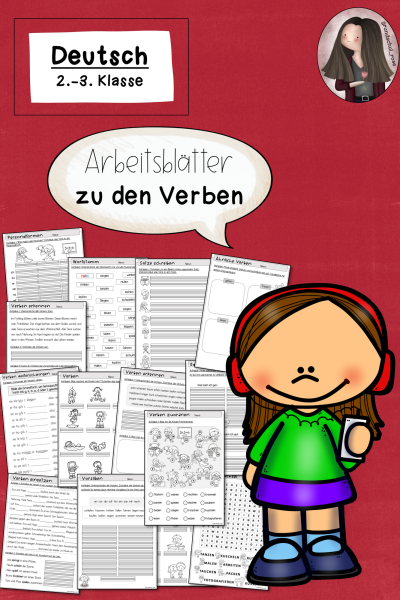 Arbeitsblätter Verben (Klasse 2 bis 3) Deutsch (117808)