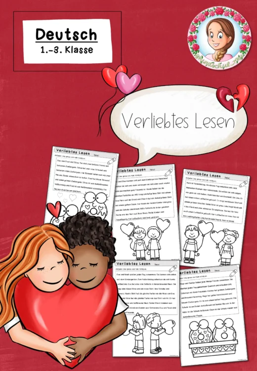Valentinstag: Verliebtes Lesen (Klasse 2)