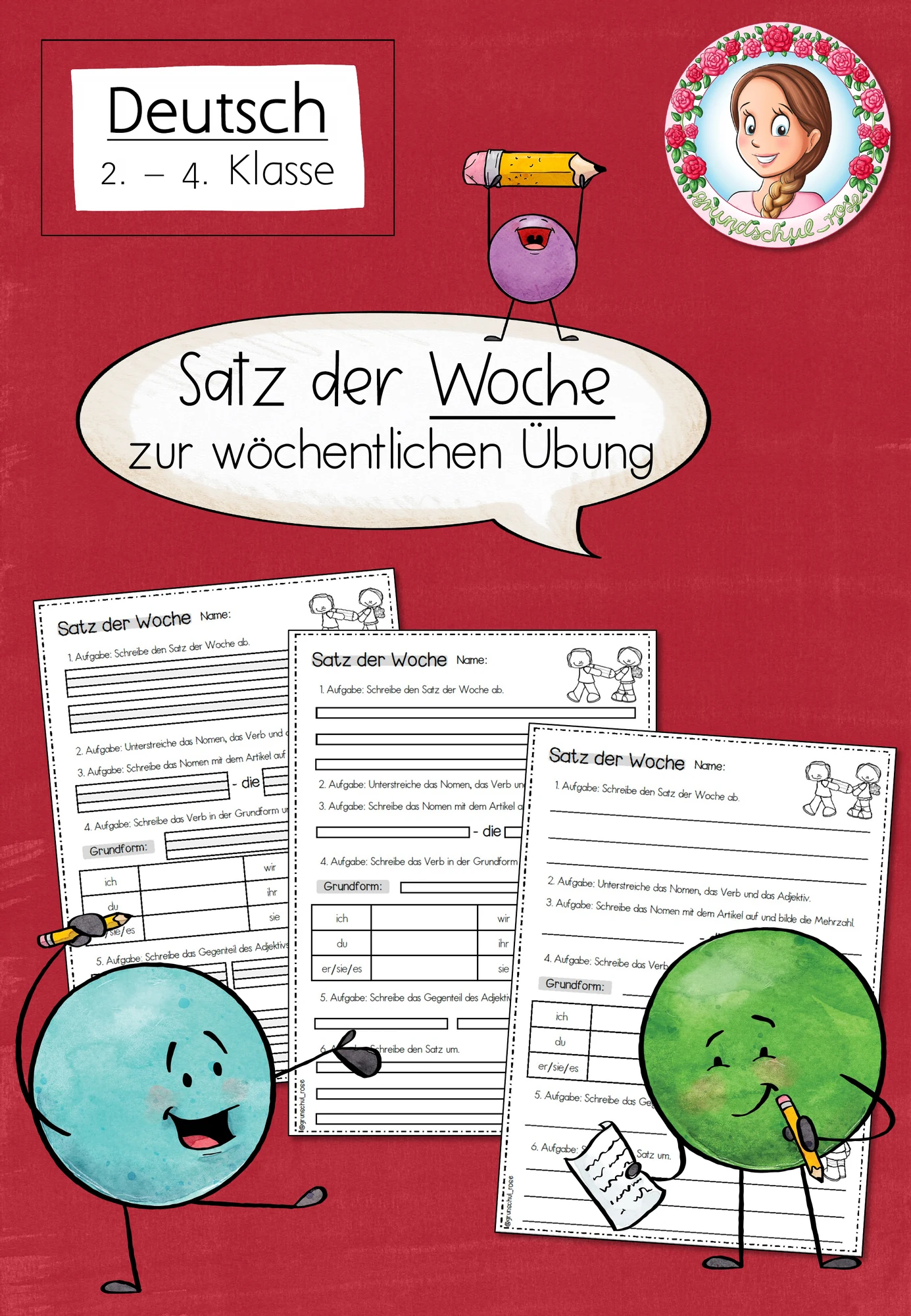 Satz der Woche Grundschule | Grammatik Klasse 2–4