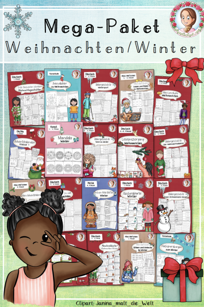 MEGA-Paket Winter & Weihnachten Deutsch Mathematik (123831)