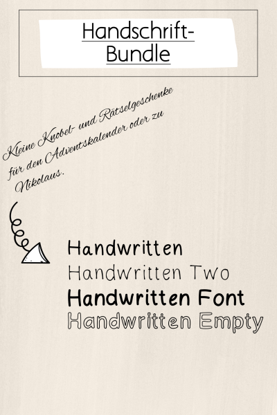 FREEBIE: Handschriften-Bundle ‚Rosi‘ (126096)