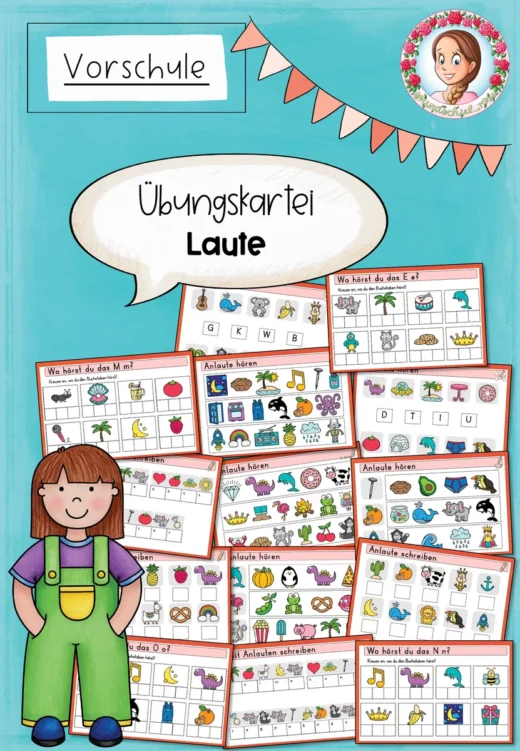 Cover: Anlaute Vorschule | Übungskartei für Kita & Schulstart – digitales Unterrichtsmaterial für die Grundschule