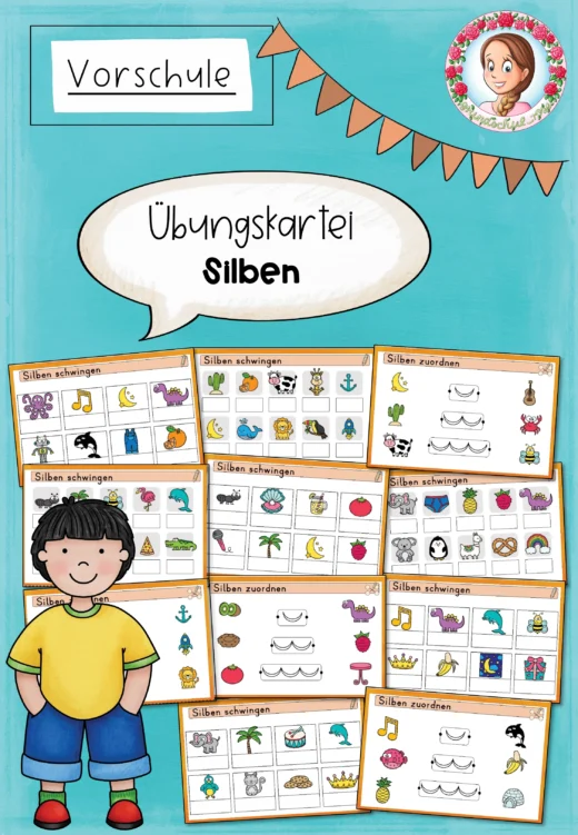 Übungskartei für die Vorschule: Silben (Kita und Vorschule)