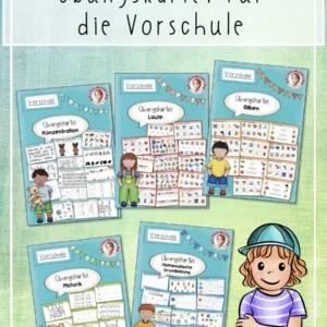 Übungskartei für die Vorschule & Kita: Mega-Paket