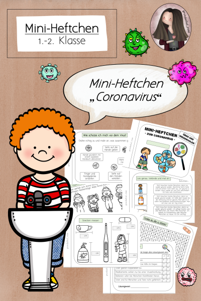 Mini-Heftchen Coronavirus (129275)