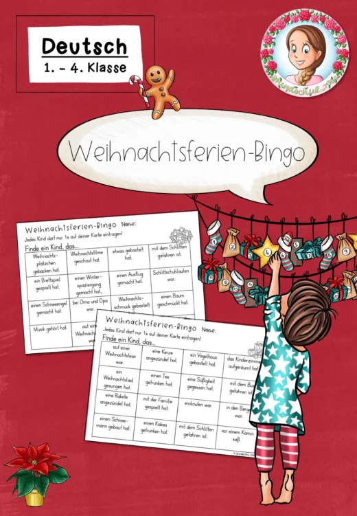 Weihnachtsferien Bingo (1.-4. Klasse)