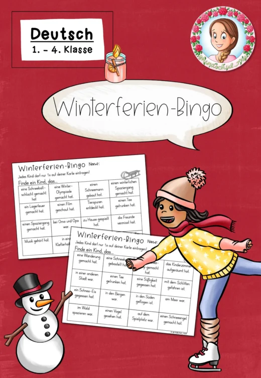 Winterferien Bingo (1.-4. Klasse)
