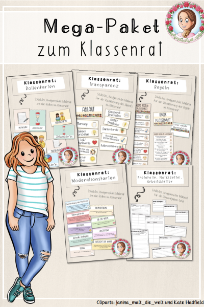 Mega-Paket zum Klassenrat (1.-6. Klasse) (1331513)