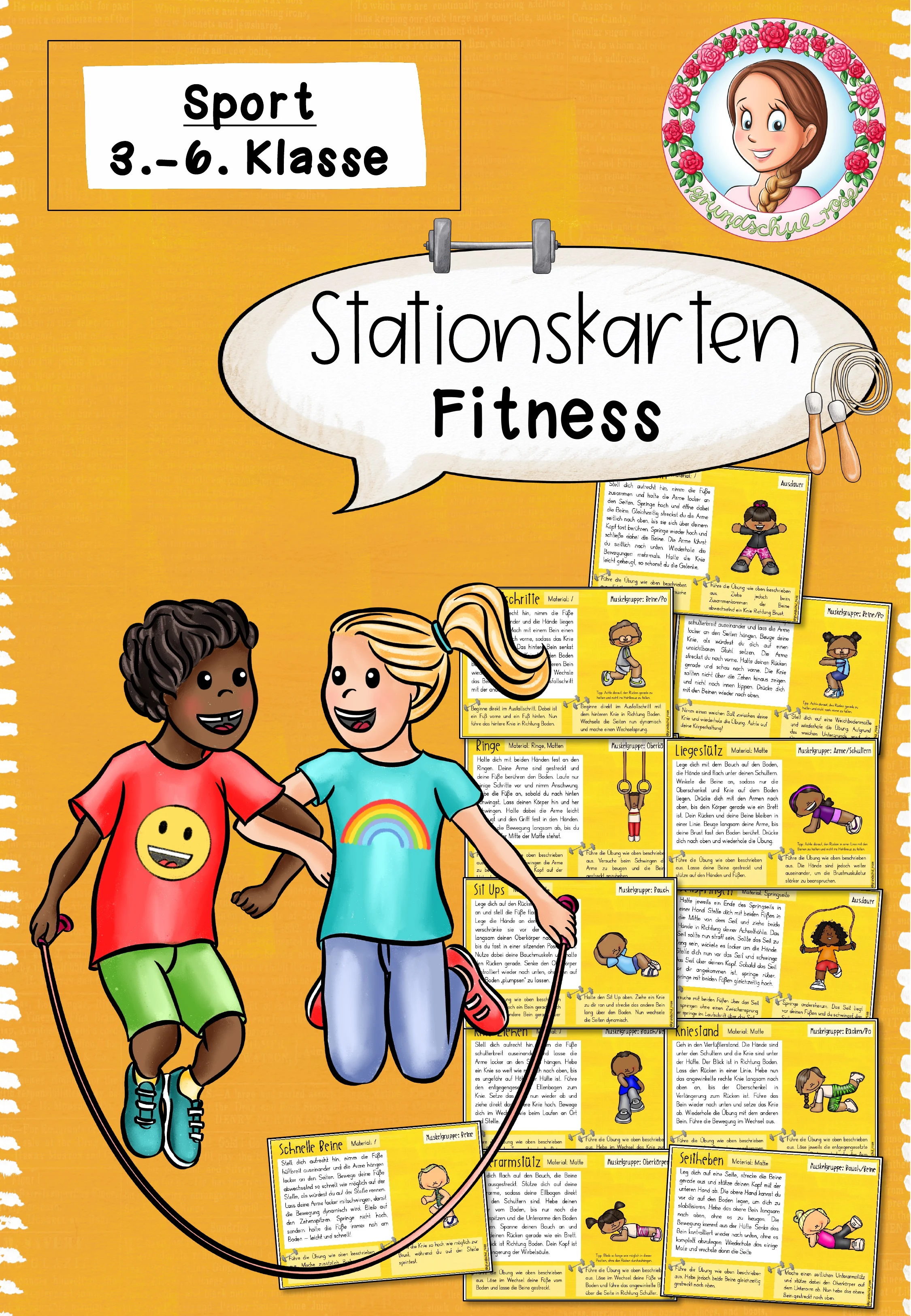 Fitness Stationskarten | Sportunterricht