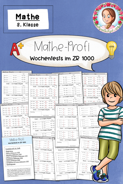 Kopfrechnen Klasse 3 ZR 1000 Mathe-Profi Wochentests (1403759)