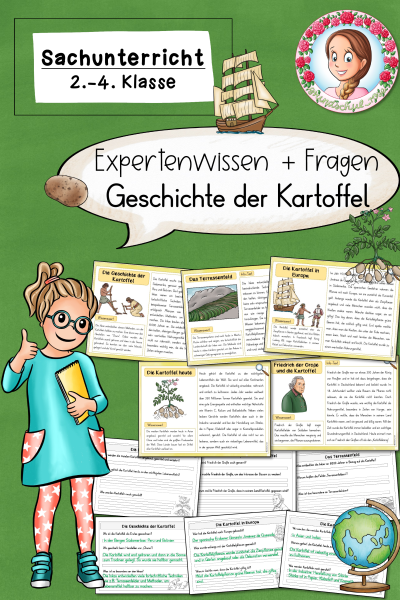 Wissenskartei zur Kartoffel (2.-4. Klasse) (1406272)