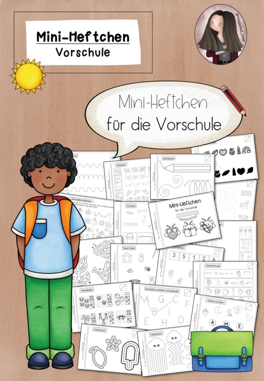 Vorschule Übungsheft – Mini-Heft für Kita & Freiarbeit zur Schulvorbereitung