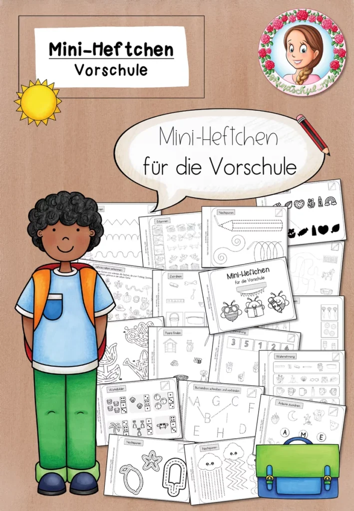 Vorschulheft Übungen | Kita Freiarbeit & Schulvorbereitung