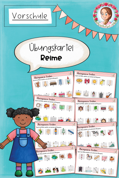 Übungskartei für die Vorschule: Reime Kita (1464855)