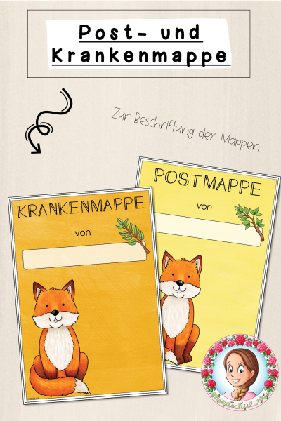 Fuchs-Klasse: Post- und Krankenmappe (Classroommanagement) (1555165)