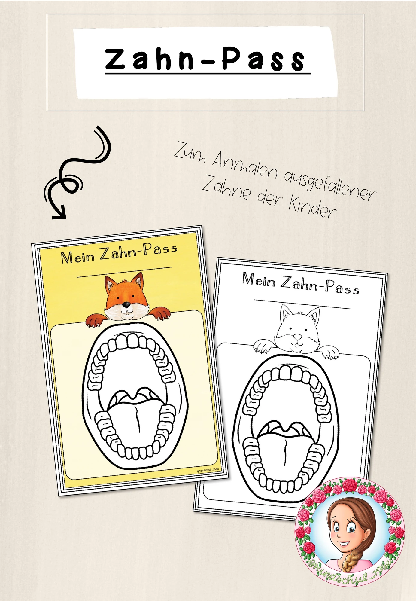 Fuchs-Klasse: Zahnpass (Classroommanagement)