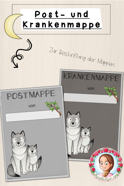 Wolf-Klasse: Post- und Krankenmappe (Classroommanagement) (1557077)