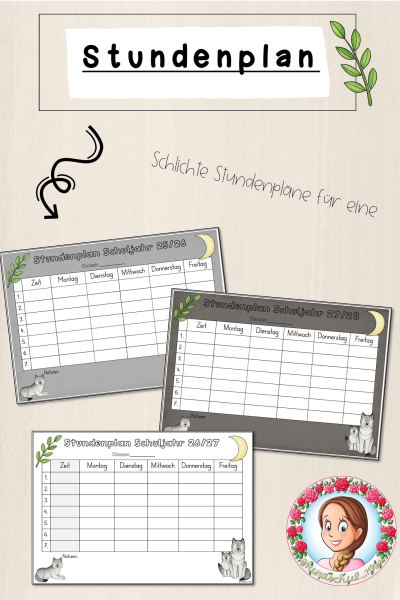 Wolf-Klasse: Stundenplan (Classroommanagement) (1557079)