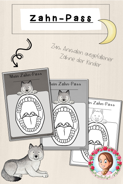 Wolf-Klasse: Zahnpass (Classroommanagement) (1557082)