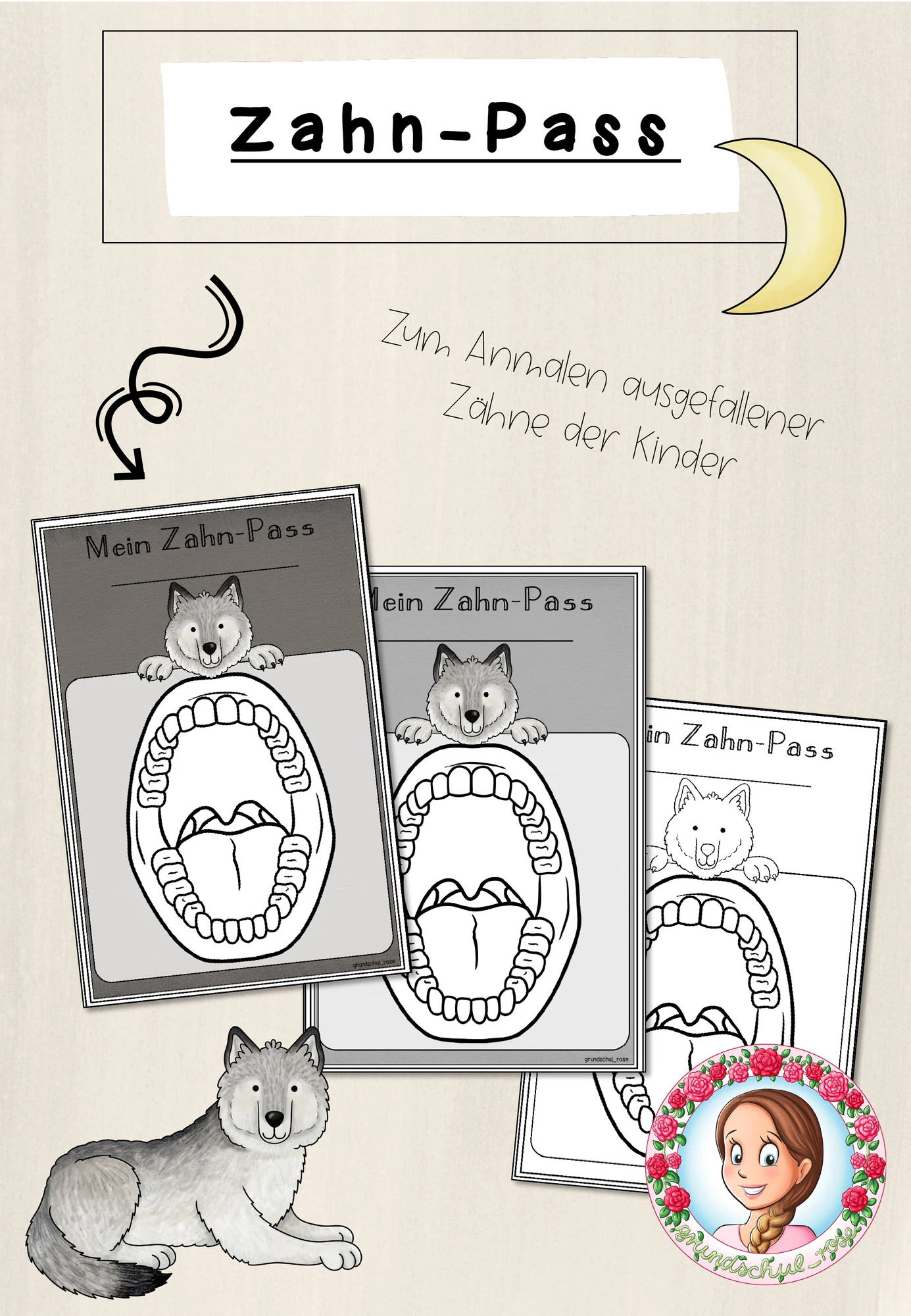 Wolf-Klasse: Zahnpass (Classroommanagement)