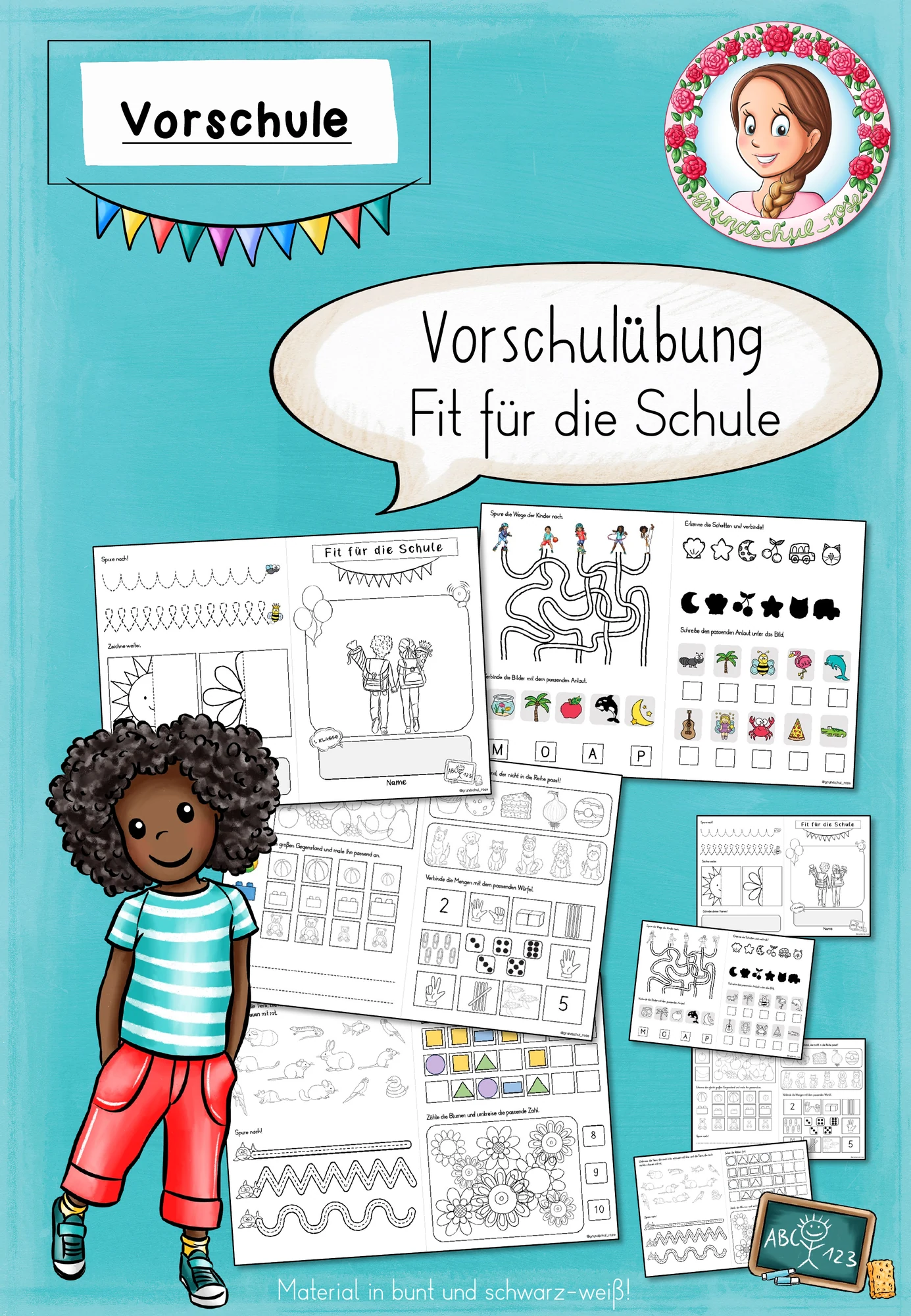 Fit für die Schule | Vorschulheft für Kita & Schulstart