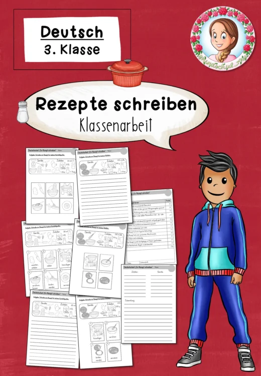 Klassenarbeit Rezepte schreiben (3. Klasse)