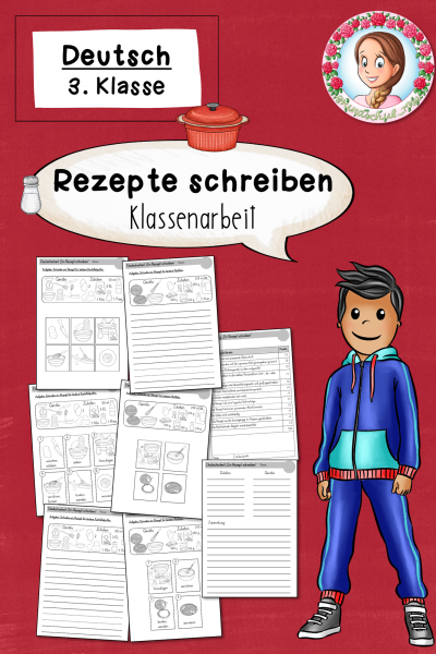 Klassenarbeit Rezepte schreiben (3. Klasse) (1571735)