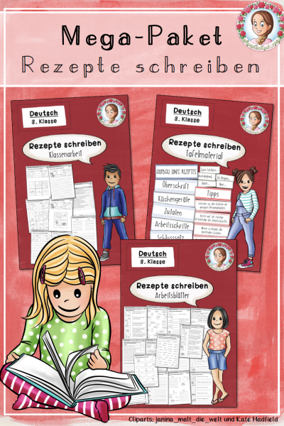 Materialpaket Rezepte schreiben / Vorgangsbeschreibung (1571737)
