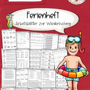 Ferienheft Deutsch 1. Klasse – Wiederholung & Übungen