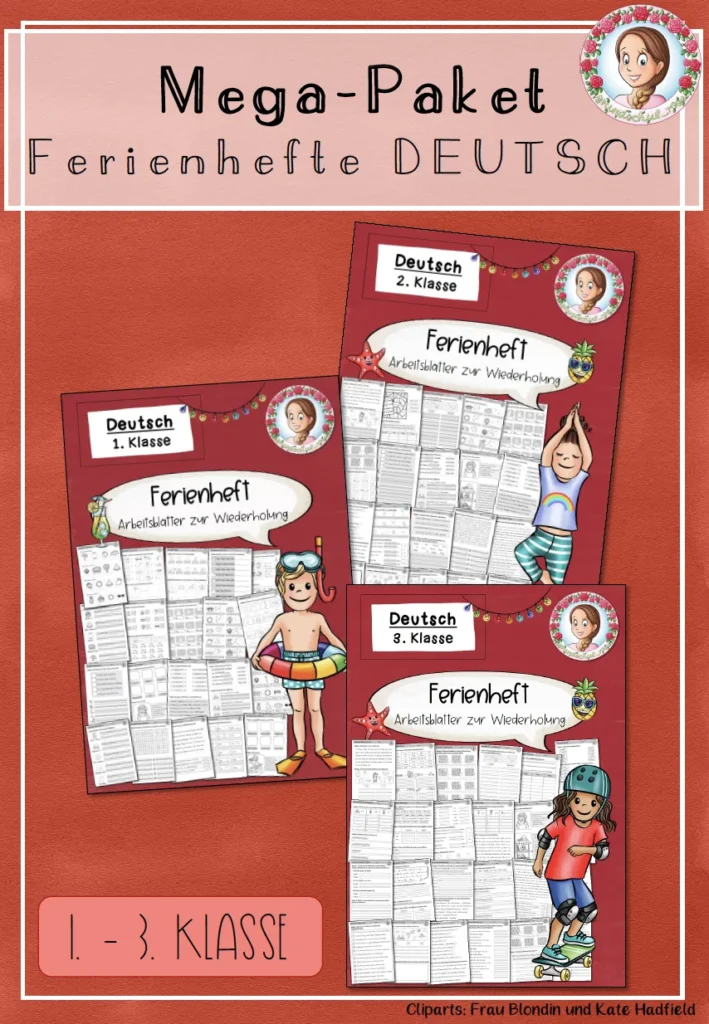Materialpaket Wiederholung Deutsch Klasse 1-3 - Cover für Klasse 1-3