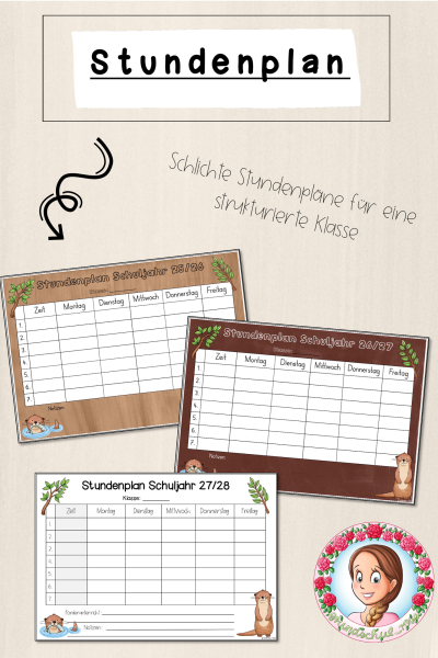 Otter-Klasse: Stundenplan (Classroommanagement) (1633243)