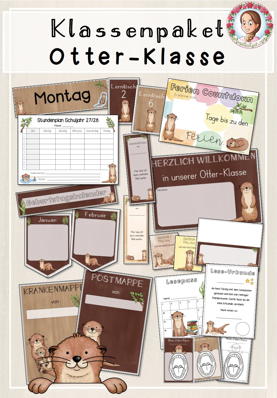 Klassenpaket: Otter-Klasse (Classroommanagement)