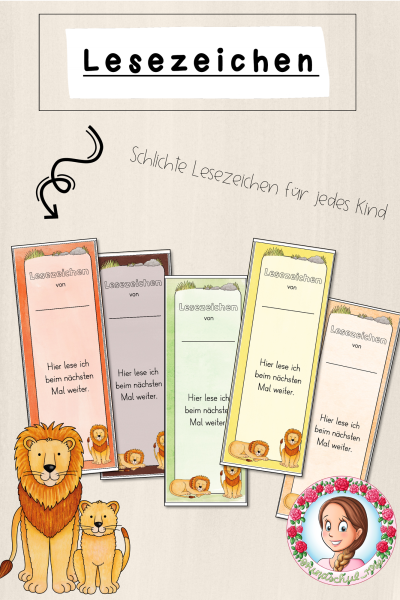 Löwen-Klasse: Lesezeichen (Classroommanagement) (1659811)