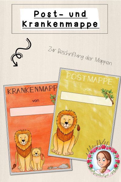 Löwen-Klasse: Post- und Krankenmappe (Classroommanagement) (1659880)