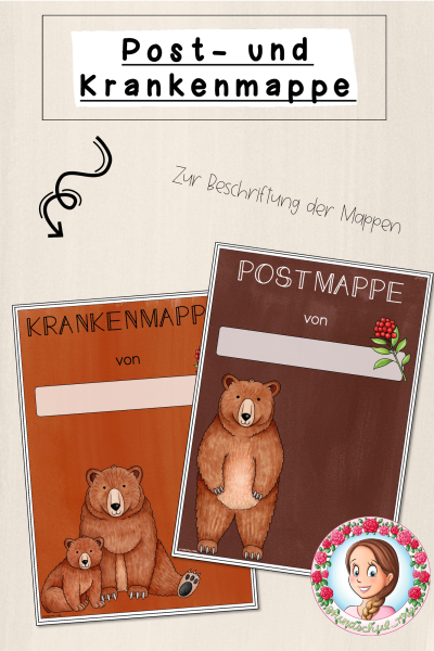 Bären-Klasse: Post- und Krankenmappe (Classroommanagement) (1661302)