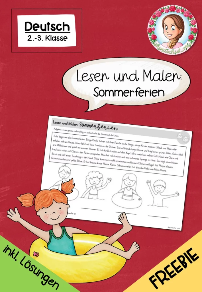 FREEBIE zu den Lies und Mal - Geschichten
