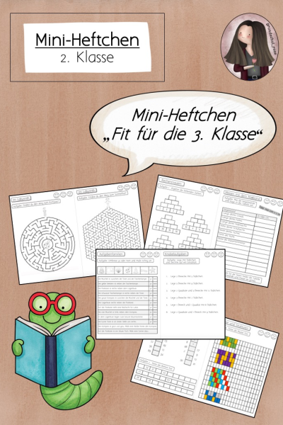 Mini-Heftchen „Fit für die 3. Klasse“ (172340)