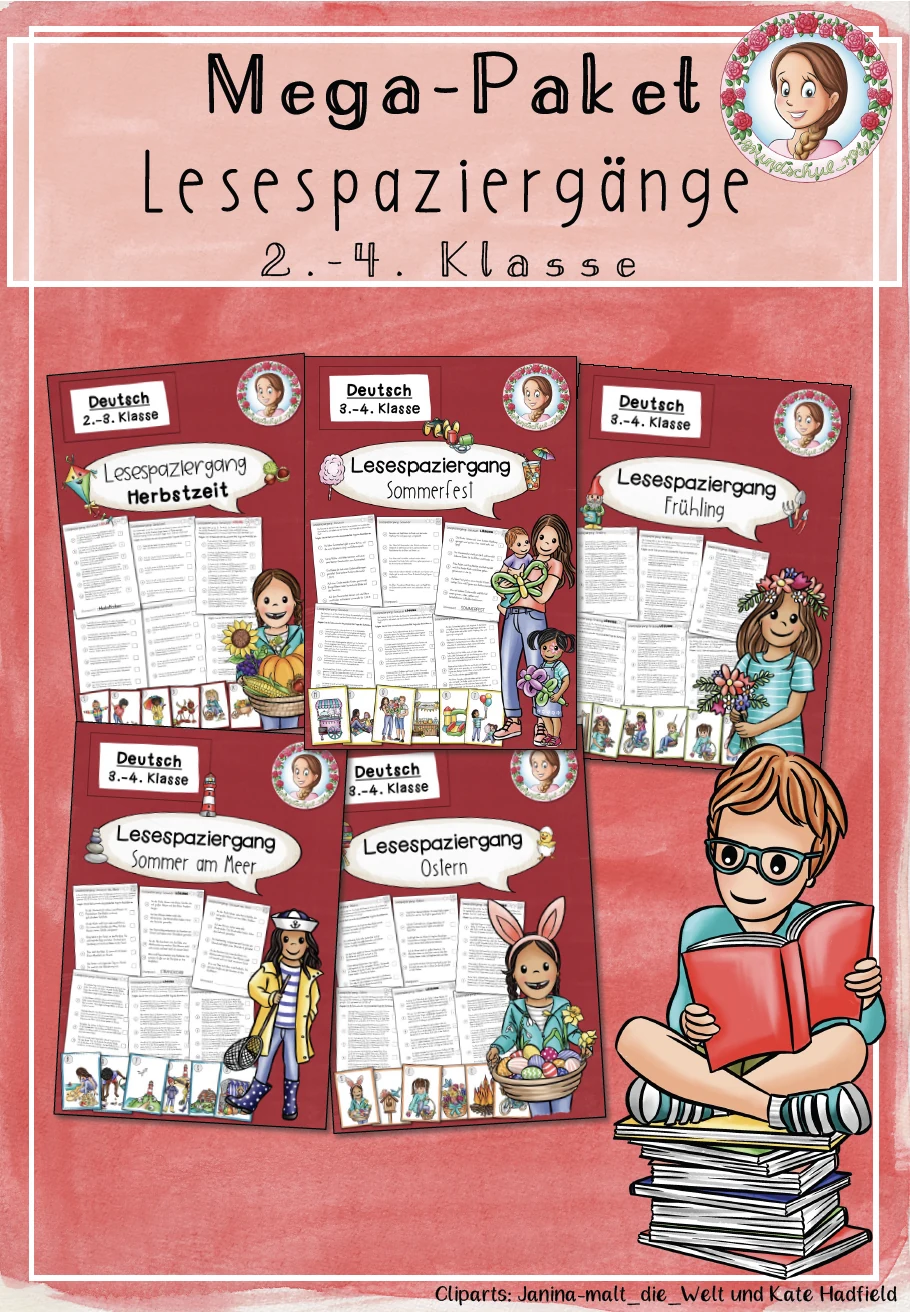 Materialpaket Lesespaziergänge | Deutsch Klasse 2-4