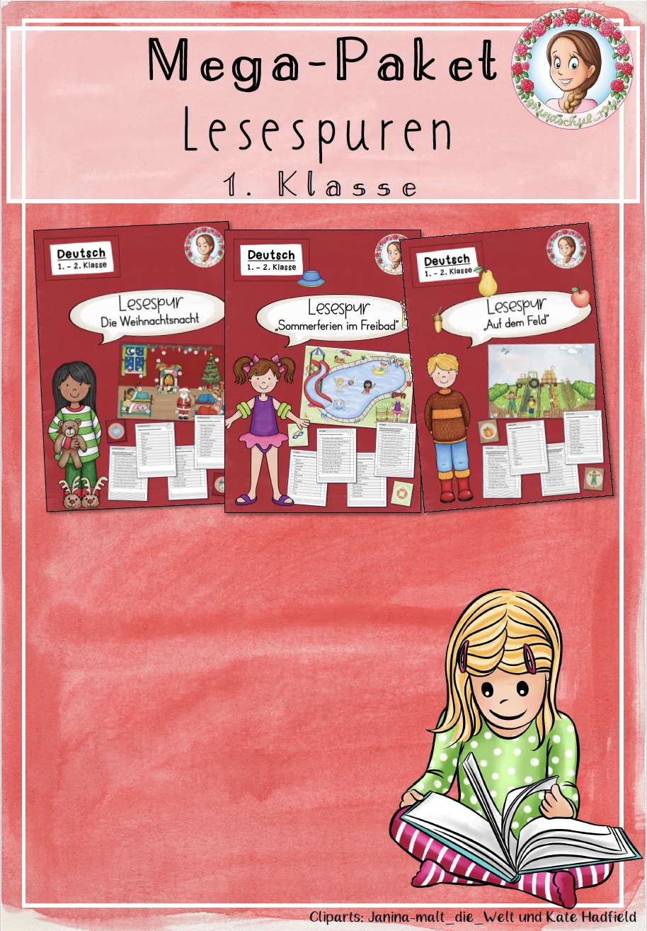 Mega-Paket Lesespuren Deutsch (1.-2. Klasse)