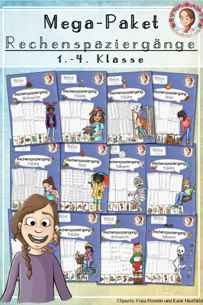 Mega-Paket ALLE Rechenspaziergänge (1.-4. Klasse) (1797166)